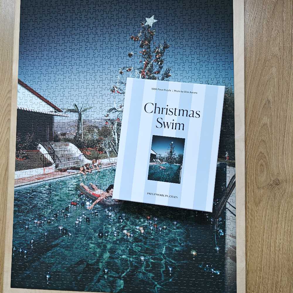 Christmas Swim - Piecework Puzzles puzzle collectible [Barcode 850050154310] - Main Image 3