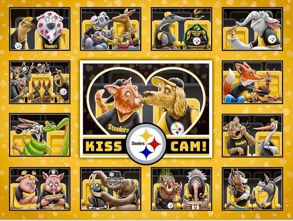 Kiss Cam (NIB) Tess - NFL You The Fan puzzle collectible [Barcode 840364620823] - Main Image 2