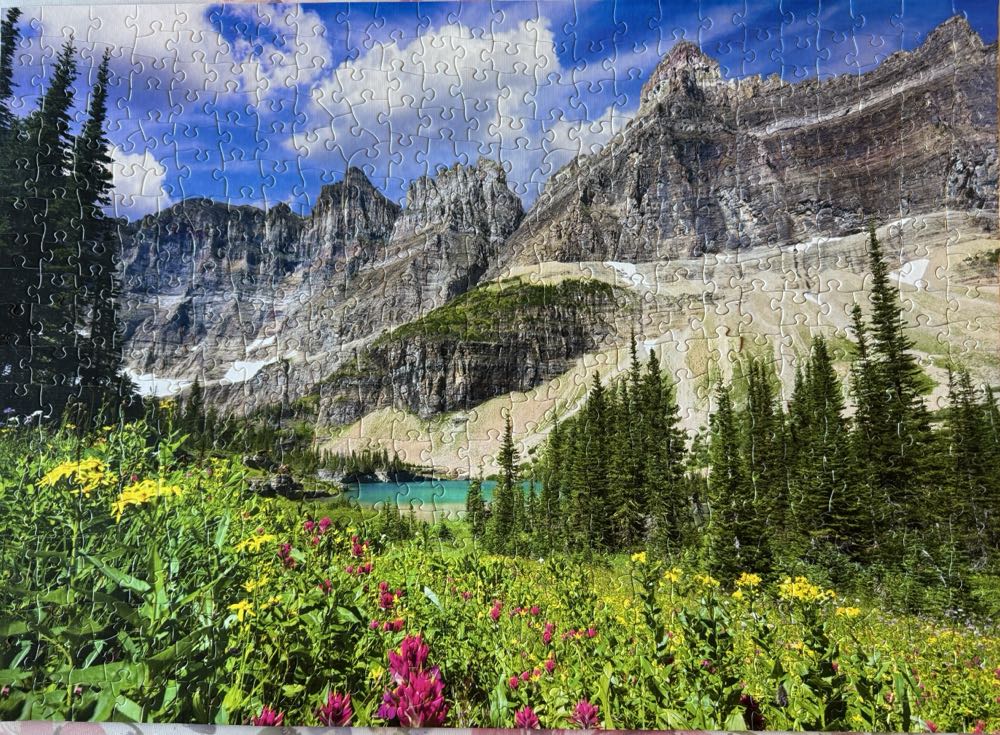 Glacier Pond In Montana - Gave It To Alyssa #80 - Williamsburg Puzzles puzzle collectible [Barcode 810040927782] - Main Image 2