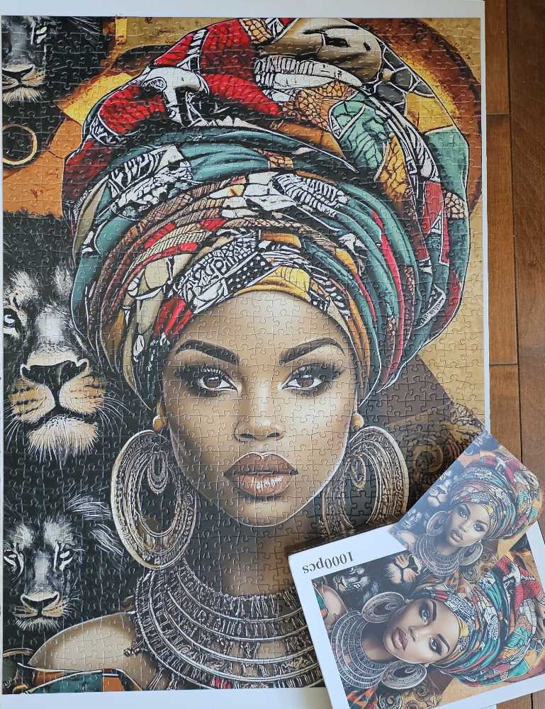 Majestic African Beauty - Tucocoo puzzle collectible - Main Image 4