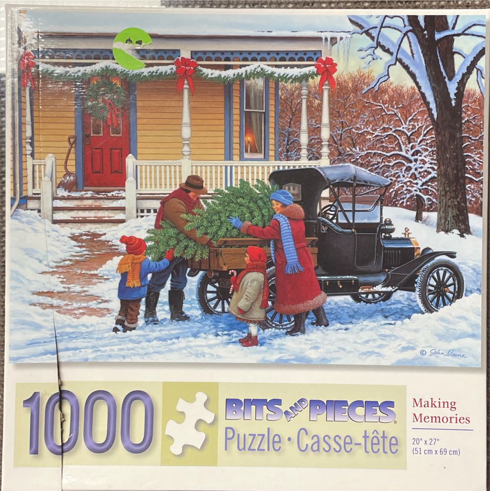 3 Foot Puzzle 36 Lrg Pieces•panoramic ’a Lovely Day’ Eeboo Kids Great Condition