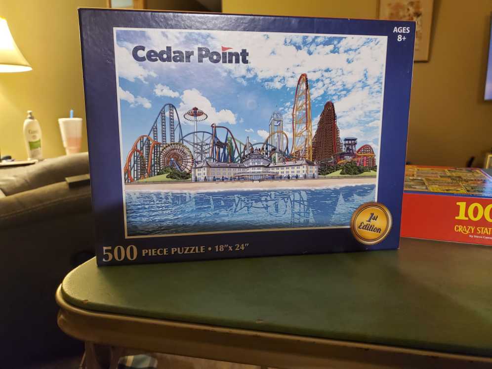 Glacier National Park Map Cardboard Jigsaw Puzzle Pieces Hand-illustrated Educational Family Activity Ages 7 Includes Poster 25.4 X 19.8