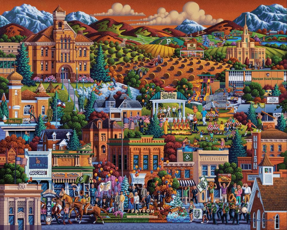 Payson 🆕 - Dowdle Folk Art puzzle collectible - Main Image 2