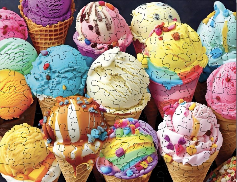 Foodie : Cupcakes - Rose Art puzzle collectible [Barcode 4895145425407] - Main Image 2