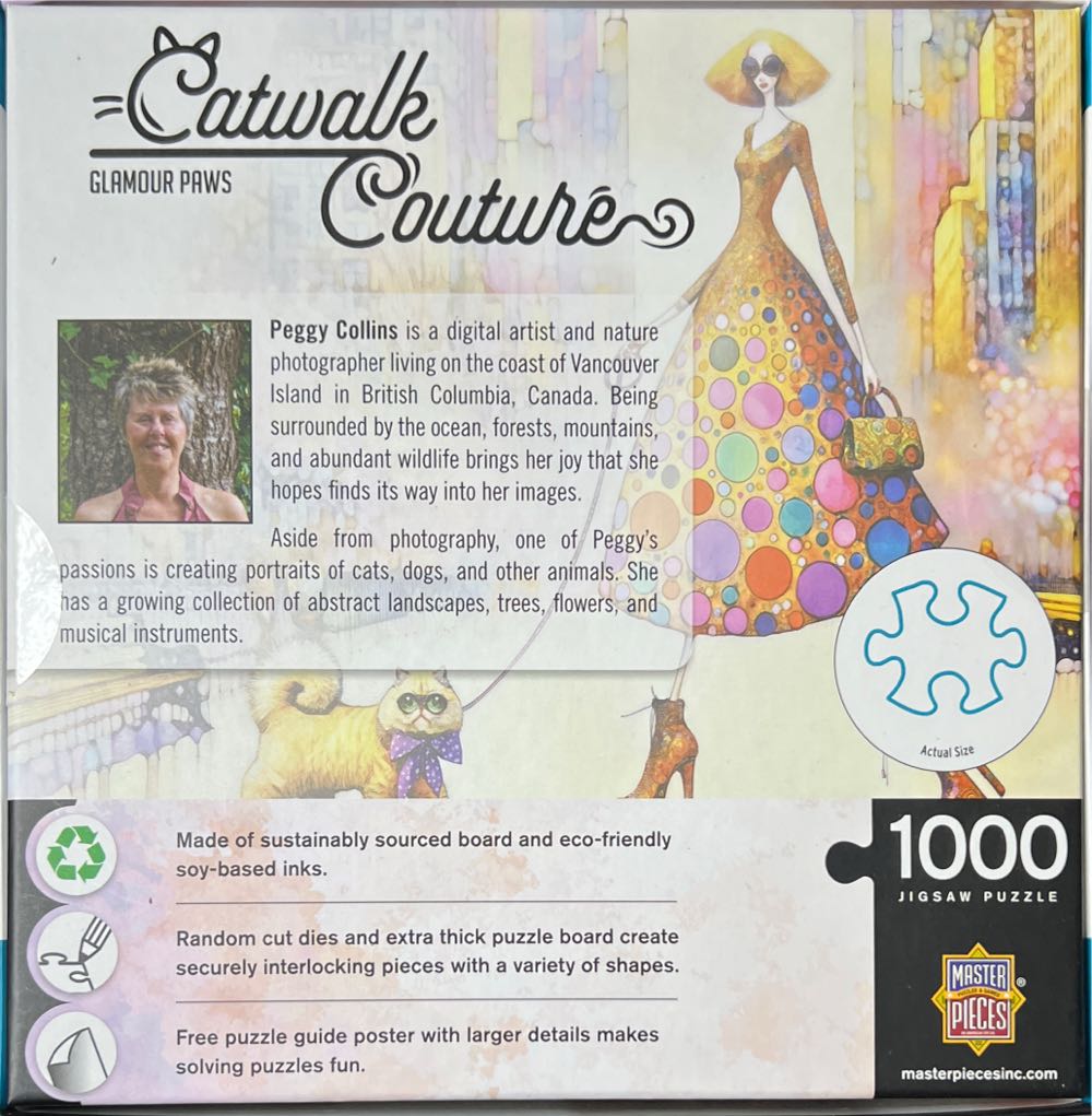 Glamour Paws - MasterPieces puzzle collectible [Barcode 705988725258] - Main Image 2