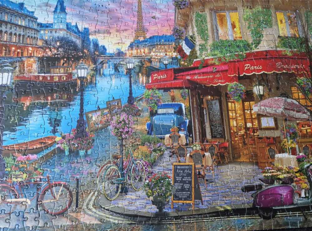 Parisian Scene - Corner Piece puzzle collectible [Barcode 5052089371484] - Main Image 2