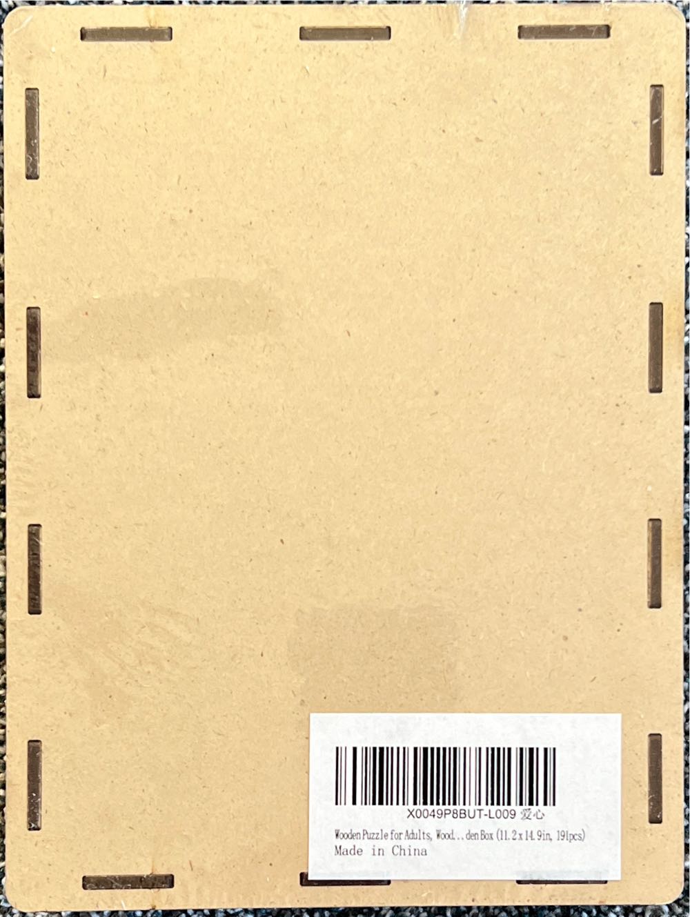 Wooden Puzzle-Heart, Rocks, Ocean Sunset-NEW - Jozutoyz puzzle collectible - Main Image 2