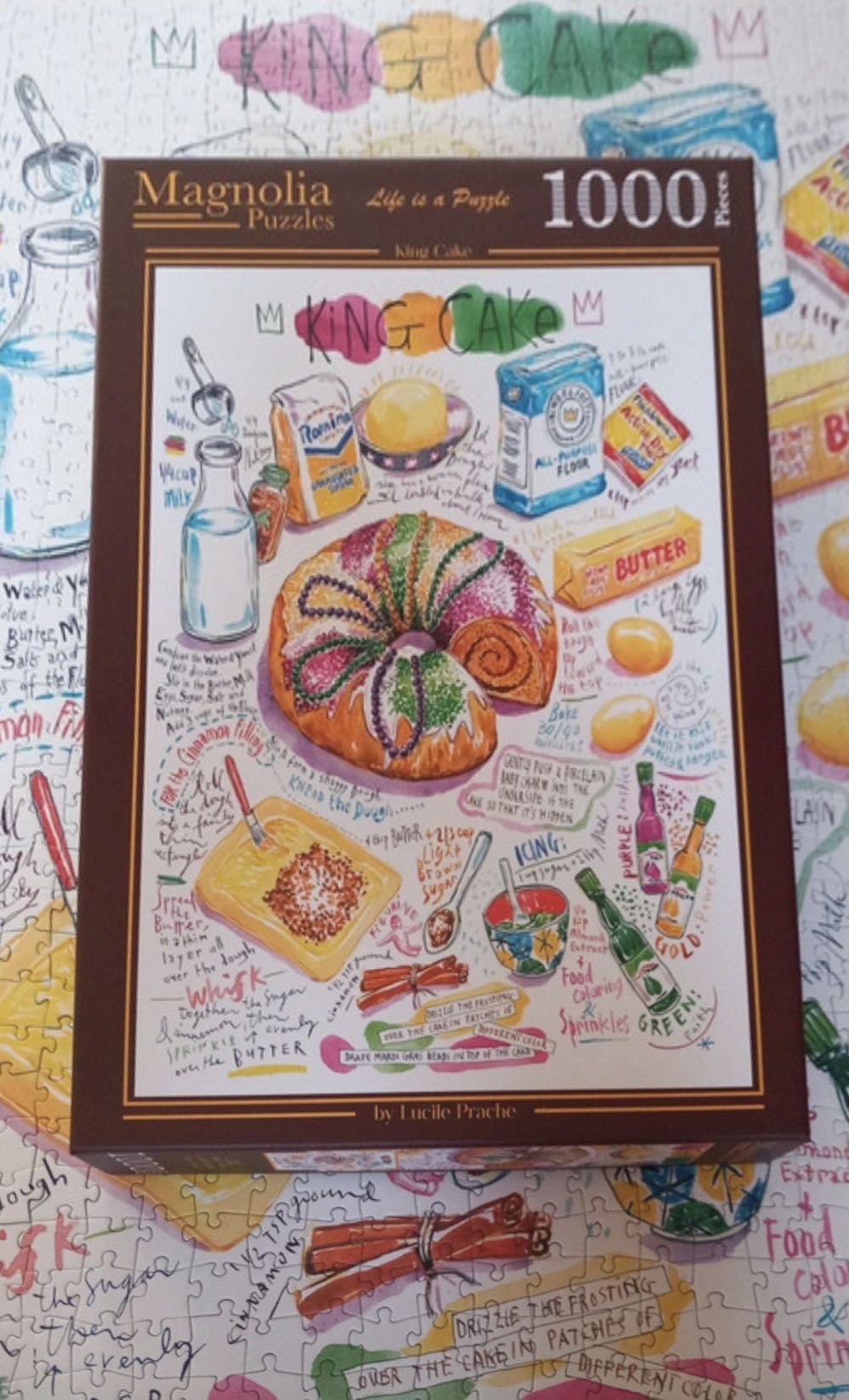 King Cake - Magnolia puzzle collectible [Barcode 8684595060193] - Main Image 4