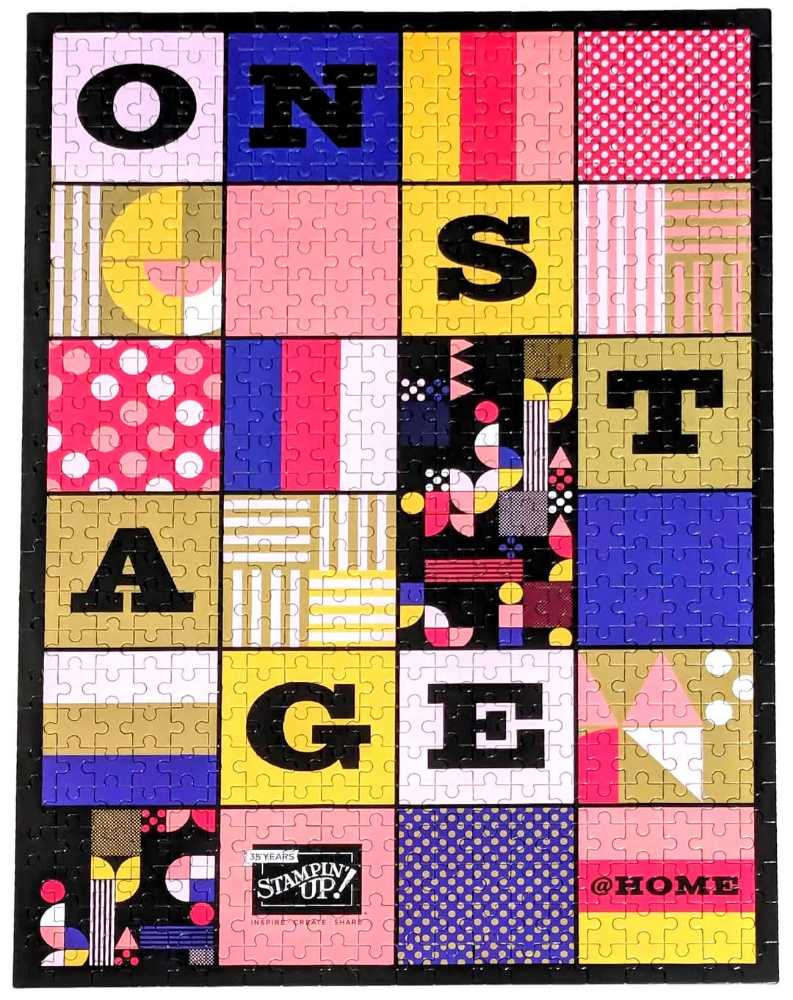 On Stage - Stampin Up puzzle collectible - Main Image 2
