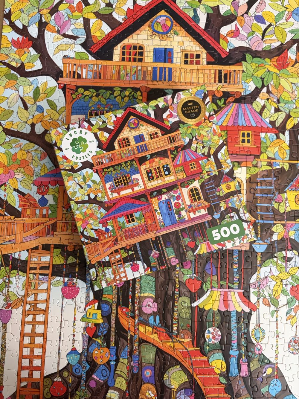 Enchanted Treehouse - Lucky Puzzles puzzle collectible [Barcode 860006245030] - Main Image 4