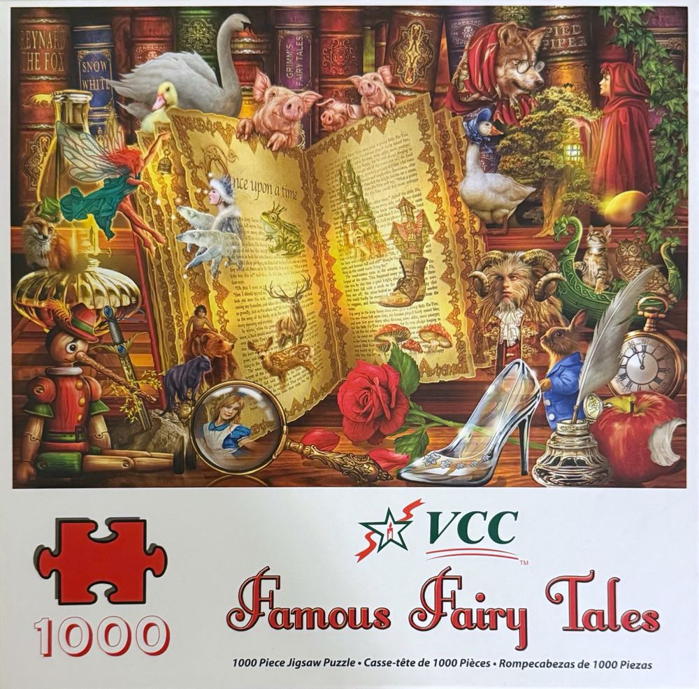 Famous Fairy Tales-NIB - Vermont Christmas Company puzzle collectible [Barcode 819273025562] - Main Image 2
