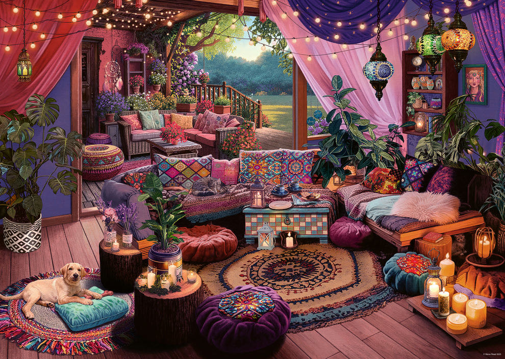 Boho Retreat - My Haven #12 - Ravensburger puzzle collectible [Barcode 4005555014553] - Main Image 2