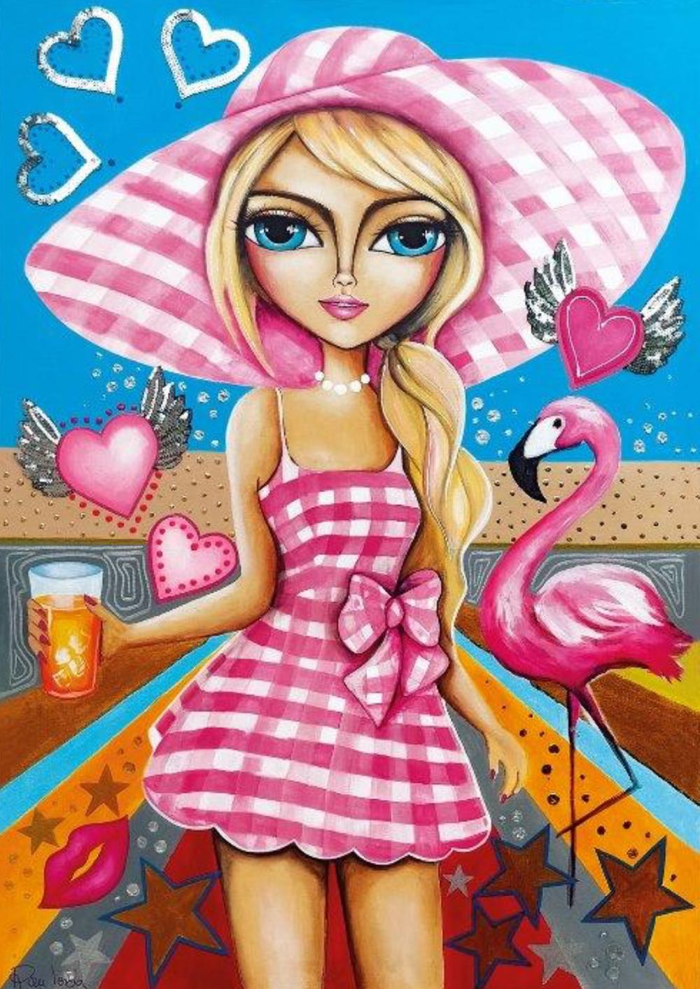 Iconic Puzzles Unisex Hang Without Making Holes The Wall Frame Quick And Easy Set For Mounting Blue