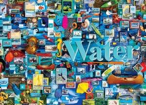 Elements Water - Cobble Hill Puzzle Company puzzle collectible [Barcode 0625012801713] - Main Image 2