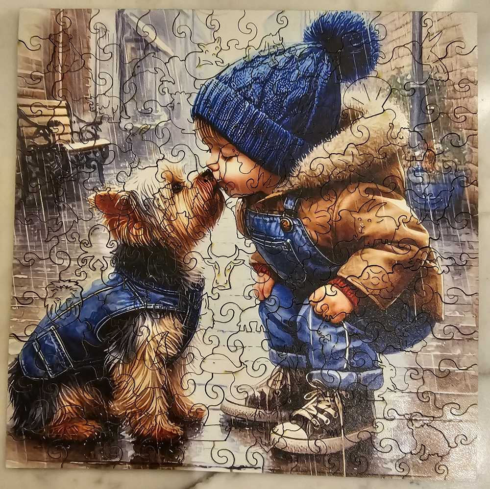 Wooden Dog Companion - Wooden Puzzle puzzle collectible - Main Image 2