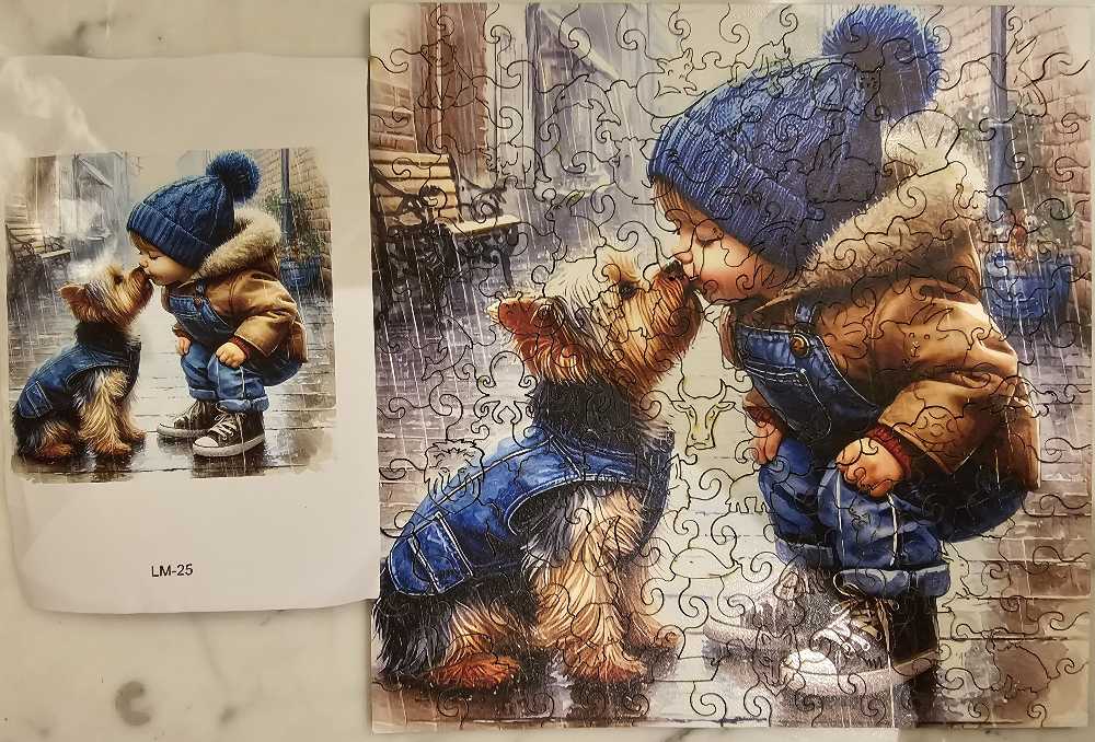 Wooden Dog Companion - Wooden Puzzle puzzle collectible - Main Image 3