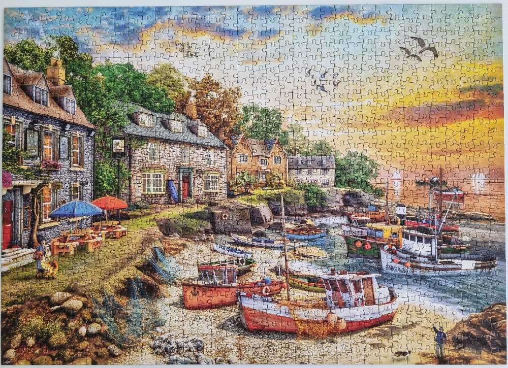 Cobblestone Corner - English Harbour - Holdson puzzle collectible [Barcode 9414131775262] - Main Image 2
