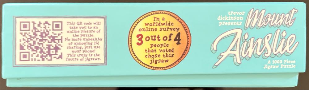 Mount Ainslie Jigsaw - Newcastle Productions puzzle collectible [Barcode 2508210800000] - Main Image 2