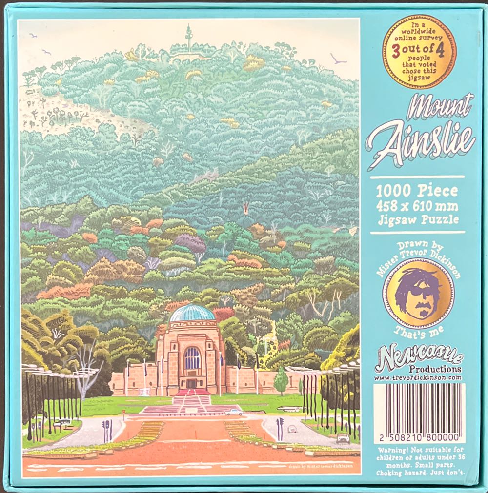 Mount Ainslie Jigsaw - Newcastle Productions puzzle collectible [Barcode 2508210800000] - Main Image 3