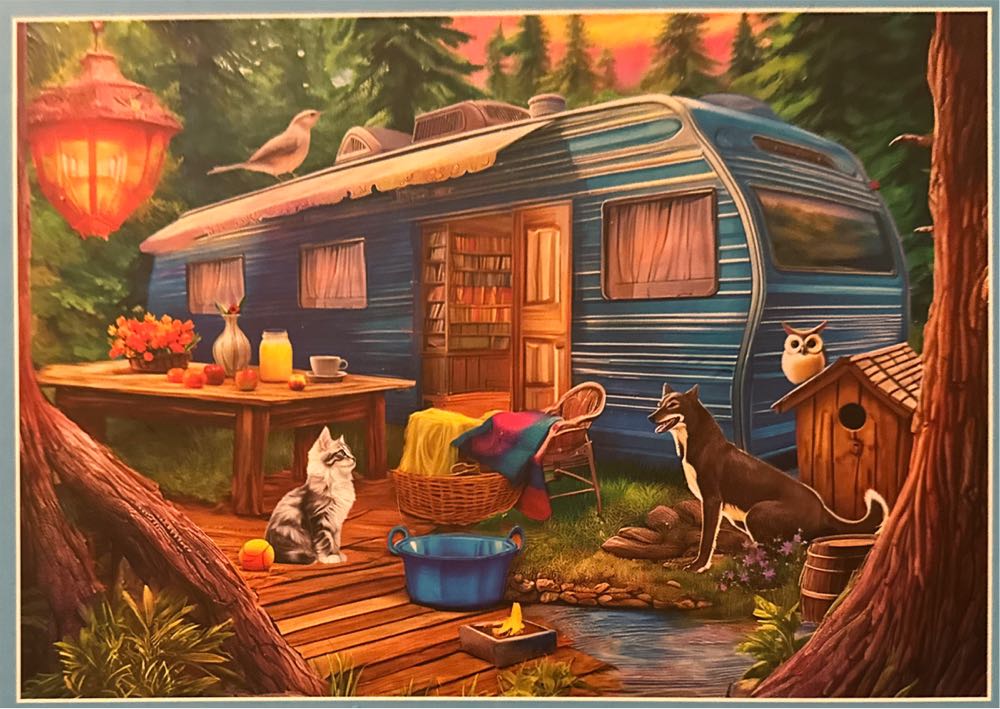 Bob Ross: Seek-and-find Puzzle: 2-in-1 Double-sided 1000 Pieces!