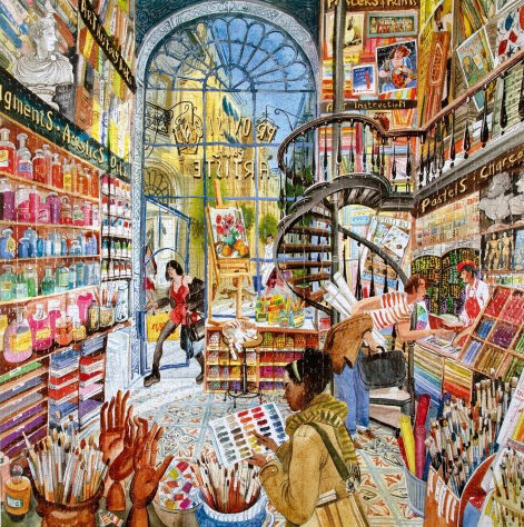 Artist Provisions - Eeboo puzzle collectible [Barcode 689196515354] - Main Image 2