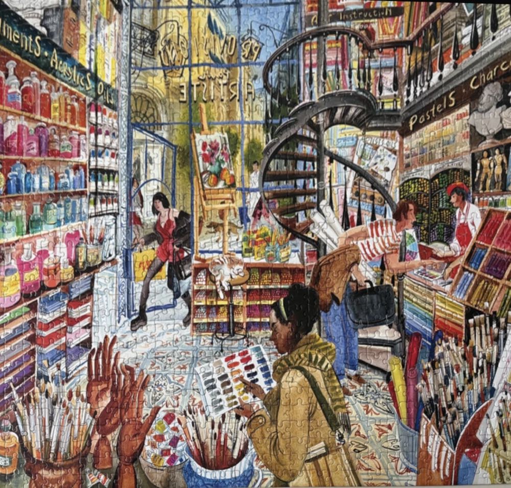 Artist Provisions - Eeboo puzzle collectible [Barcode 689196515354] - Main Image 3