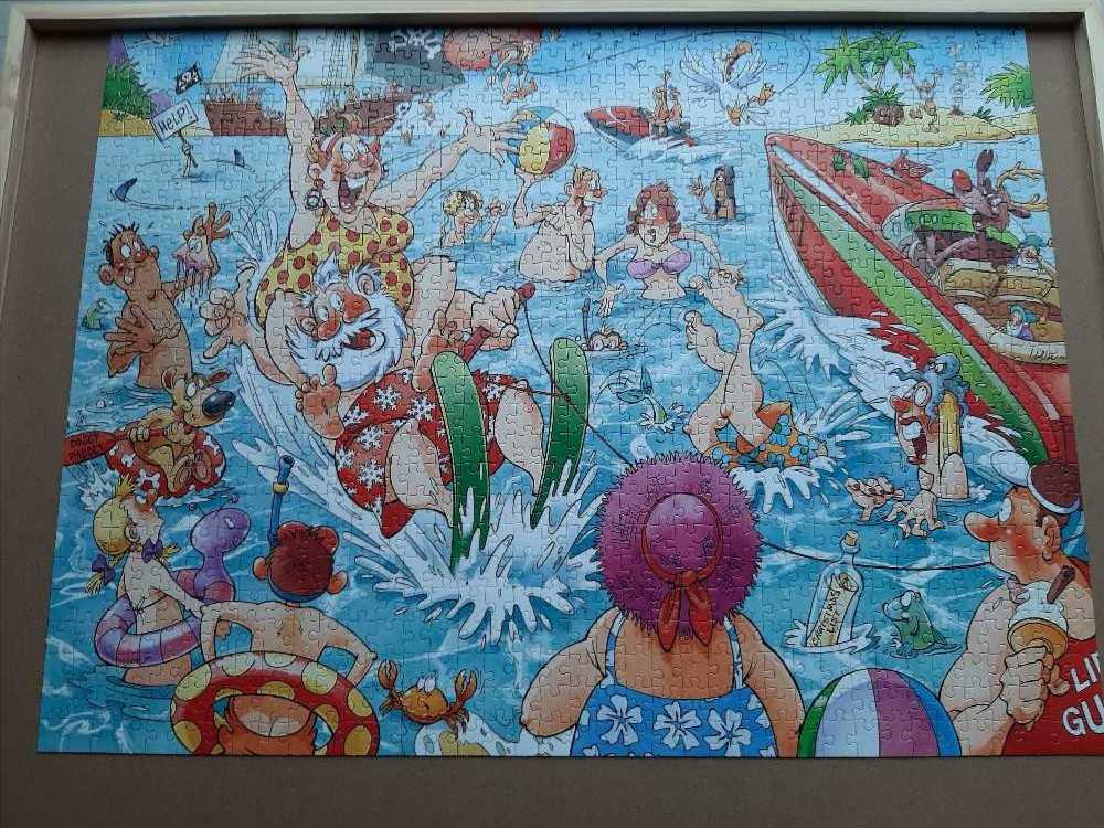 Wasgij Original Puzzle 24 A Very Merry Holiday! - Jumbo puzzle collectible [Barcode 8721017602408] - Main Image 2