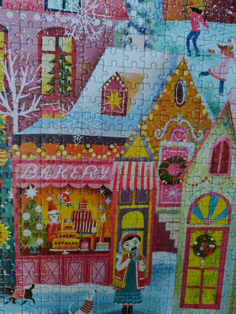 Holiday Village - eeBoo Puzzles puzzle collectible - Main Image 4