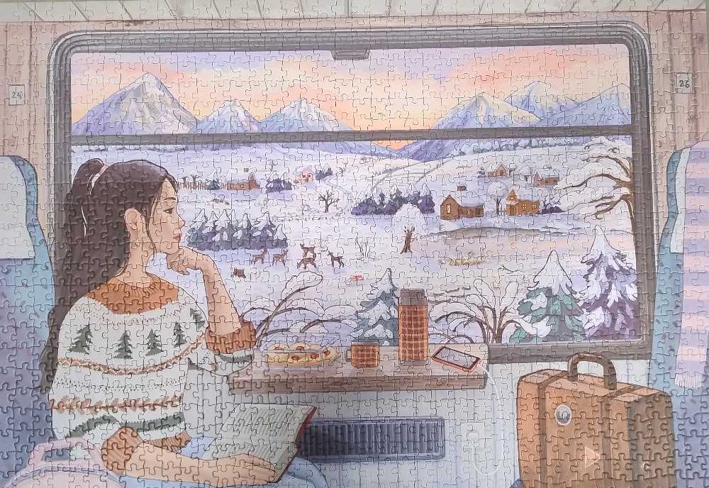 Winter Train Ride - Reverie puzzle collectible - Main Image 2