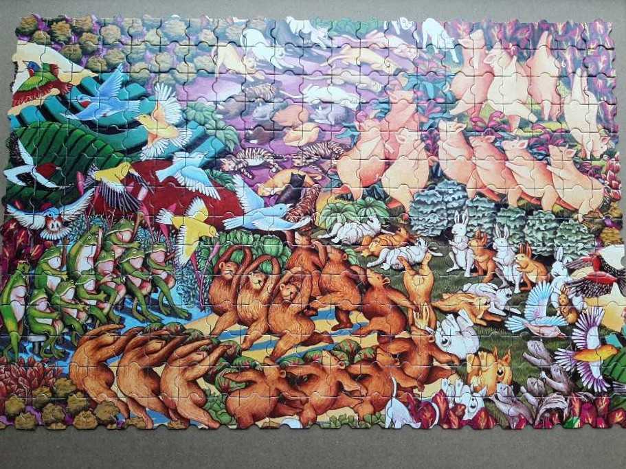 Schuilplaats in de Tuin - MB puzzle collectible [Barcode 5023117279782] - Main Image 2