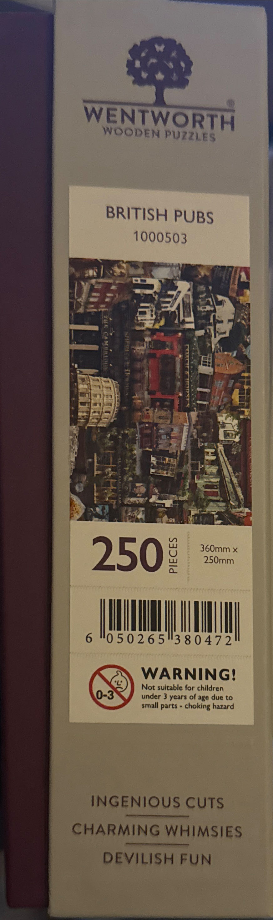 British Pubs - Wentworth Wooden Puzzles puzzle collectible [Barcode 6050265380472] - Main Image 3