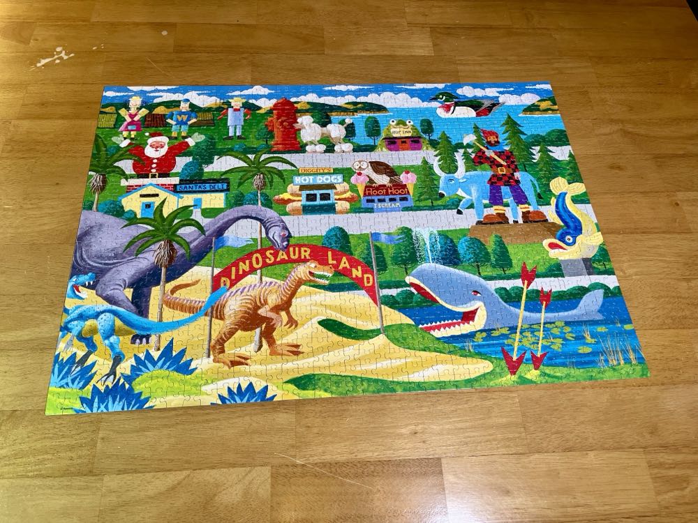 Roadside Icons - Mega Puzzles puzzle collectible [Barcode 072348092009] - Main Image 2