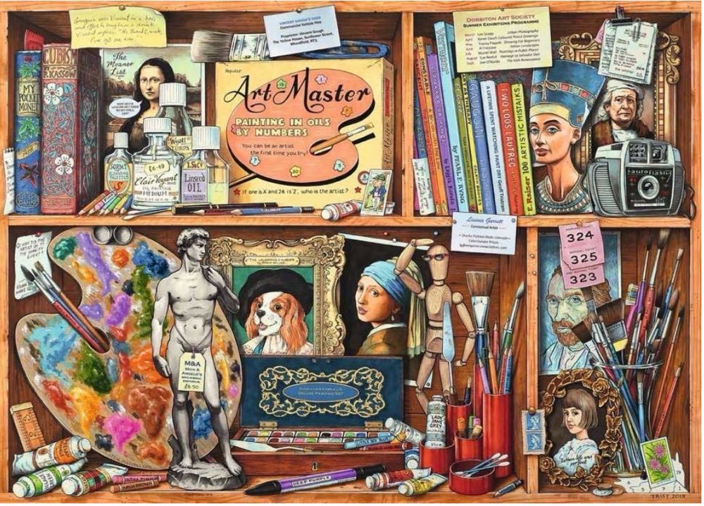 The Artist’s Cabinet - Ravensburger puzzle collectible [Barcode 4005556149971] - Main Image 2