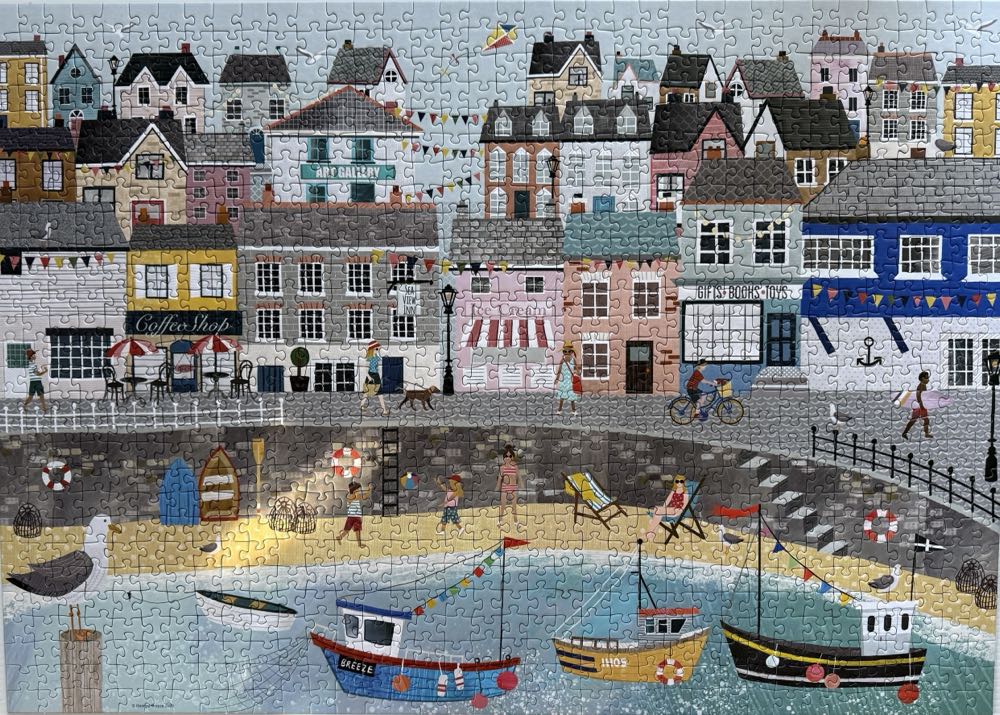 Coastal Harbor- Steve - Ravensburger puzzle collectible [Barcode 4005555015246] - Main Image 2