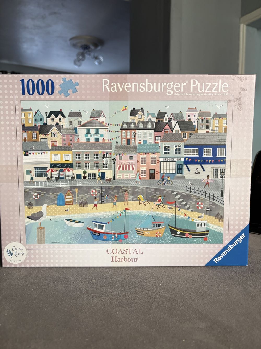 Coastal Harbor- Steve - Ravensburger puzzle collectible [Barcode 4005555015246] - Main Image 4