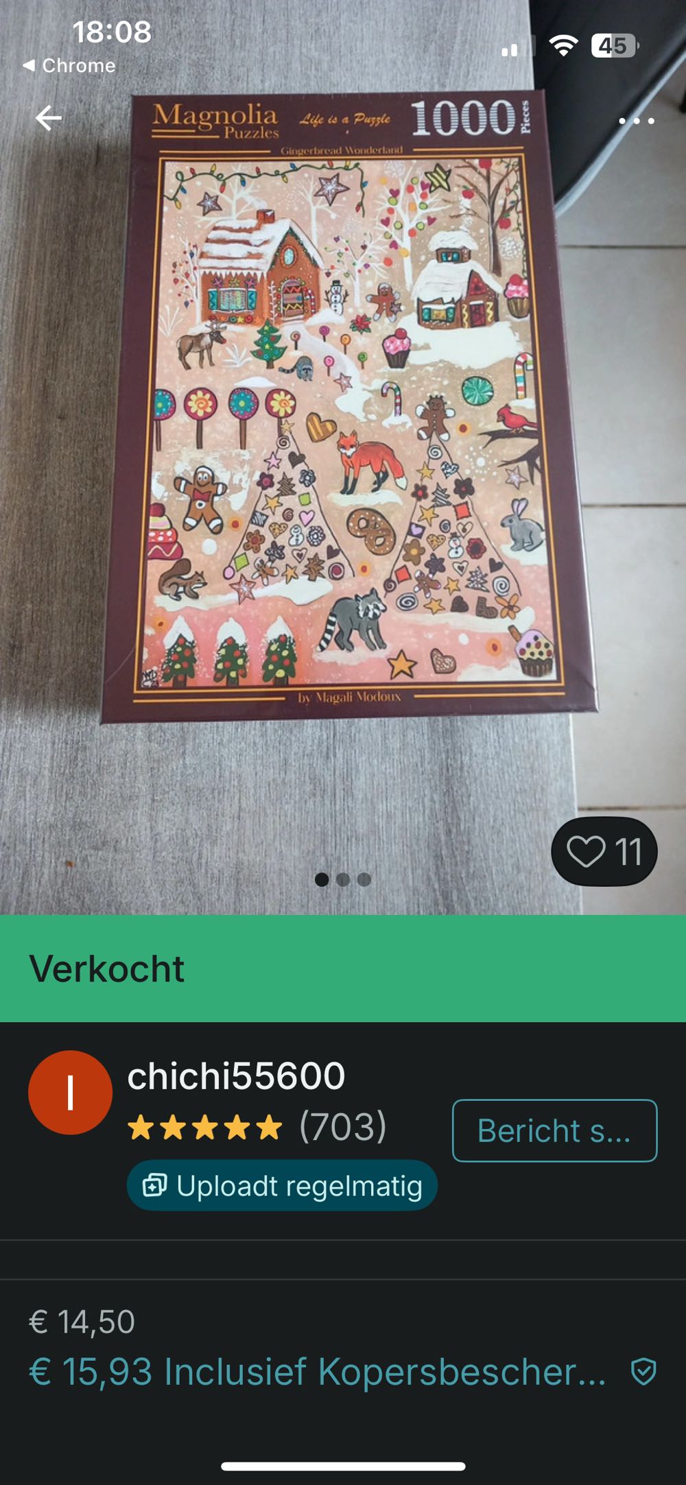 Gingerbread Wonderland - Magnolia puzzle collectible [Barcode 8684595060452] - Main Image 4