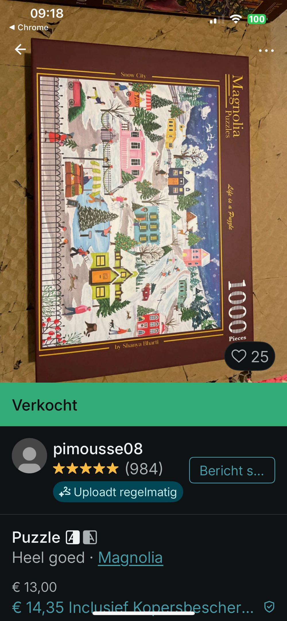 Snow City - Magnolia puzzle collectible [Barcode 8684595060650] - Main Image 4