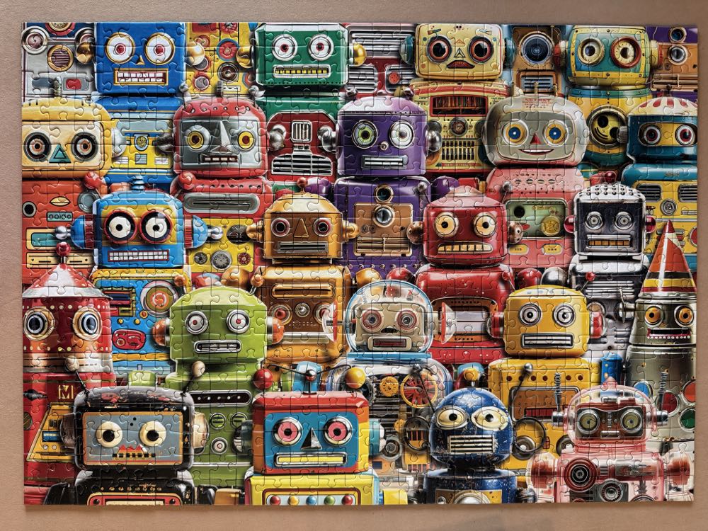 Retro Robots - Ravensburger puzzle collectible [Barcode 4005555013310] - Main Image 2