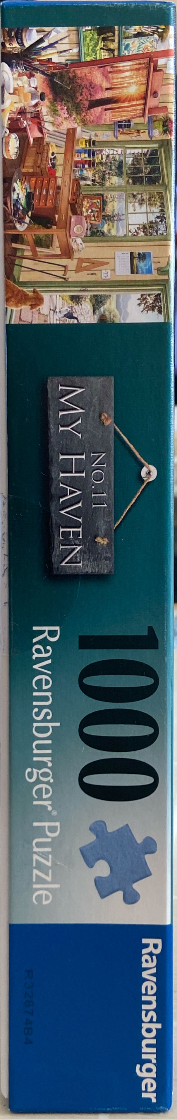 My Haven #11: The Artist Shed - Ravensburger puzzle collectible [Barcode 4005555011002] - Main Image 3