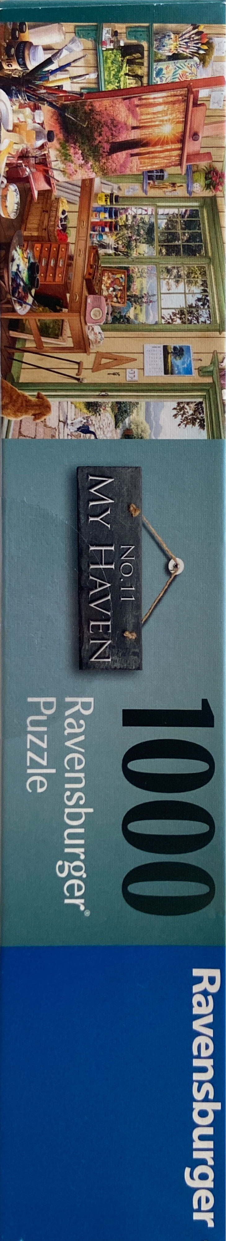My Haven #11: The Artist Shed - Ravensburger puzzle collectible [Barcode 4005555011002] - Main Image 4