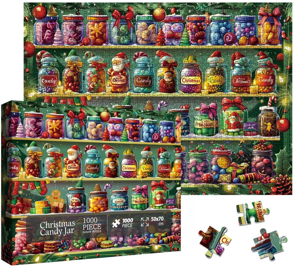 Christmas Candy Jar DONE  - Larkipuzz puzzle collectible - Main Image 2