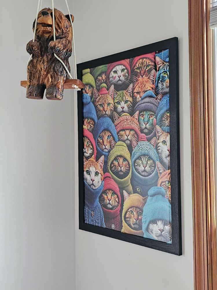 Whiskered World: A Kitty Kaleidoscope - Cross & Glory puzzle collectible [Barcode 850063772235] - Main Image 3