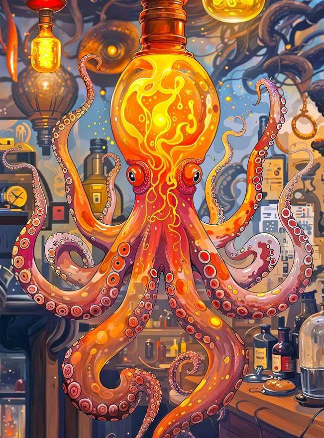 Octopus Alchemy: The Lava Experiment 🆕🚪 - Cross & Glory puzzle collectible [Barcode 850063772150] - Main Image 2