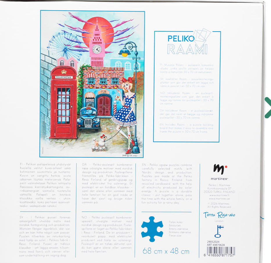 London - Peliko puzzle collectible [Barcode 6416550871757] - Main Image 2