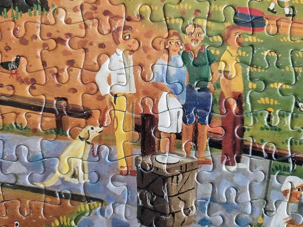 The Lucky Country - Rowing on the Yarra in Melbourne - Blue Opal puzzle collectible [Barcode 633793000461] - Main Image 4