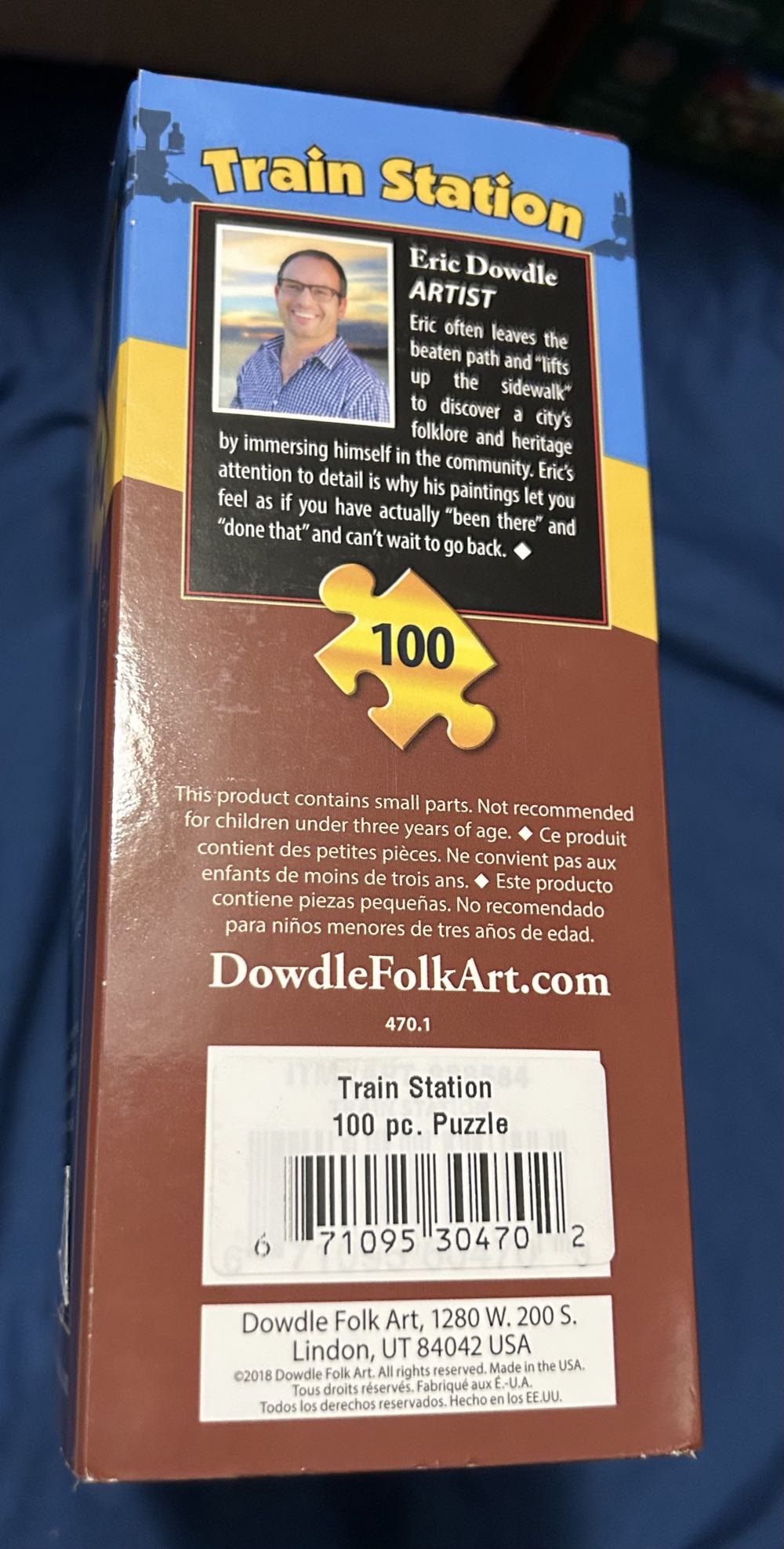 Train Station - Sold In March 2027 - Dowdle puzzle collectible [Barcode 671095304702] - Main Image 2