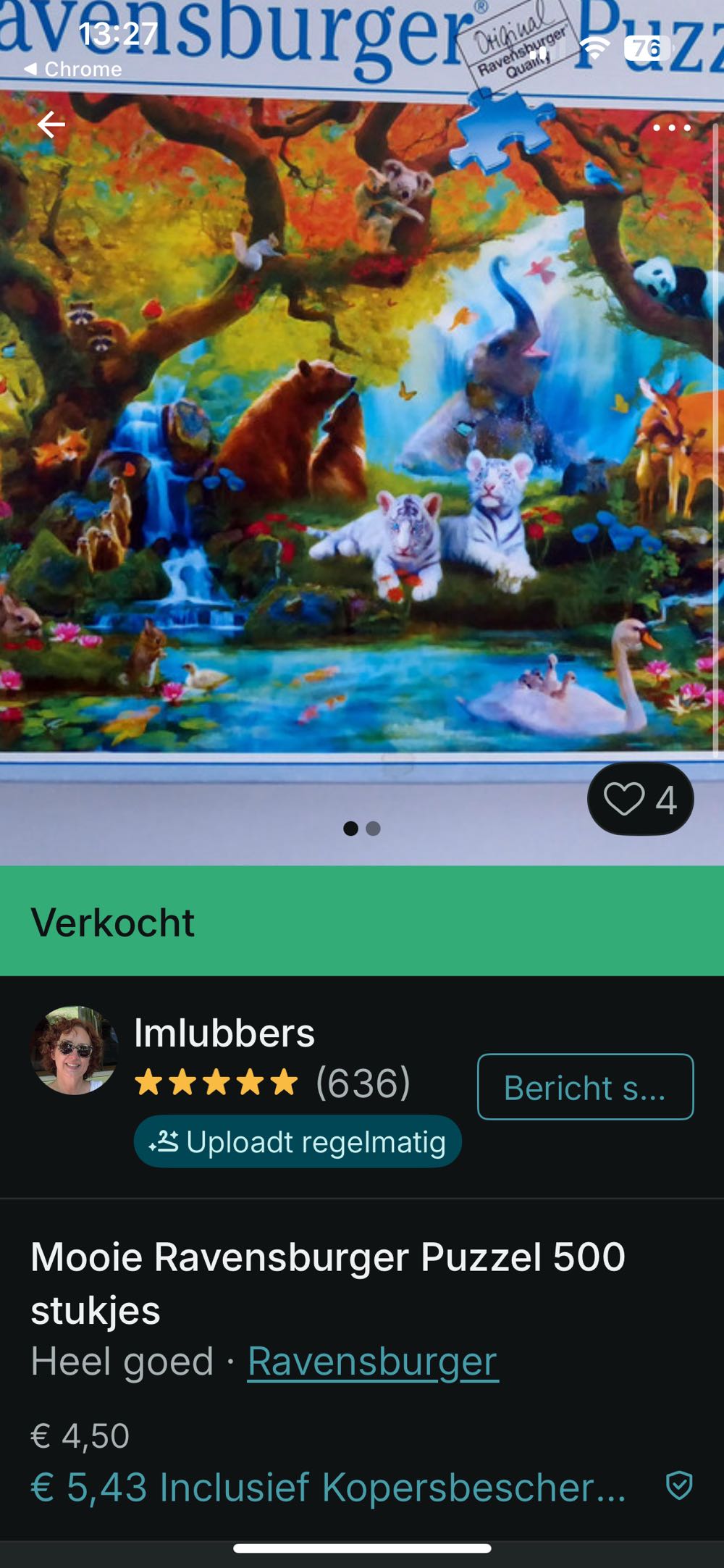 Uncommon Meeting - Ravensburger puzzle collectible [Barcode 4005556142330] - Main Image 4