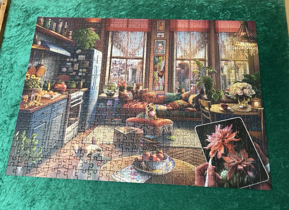 Cozy Boho Studio ✅📸🚪 - Ravensburger puzzle collectible [Barcode 4005555010258] - Main Image 2