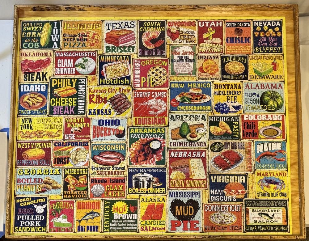 Iconic State Foods - White Mountain puzzle collectible [Barcode 724819268696] - Main Image 2