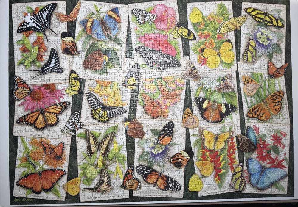 Tropical Butterflies - Ravensburger puzzle collectible [Barcode 4005555010845] - Main Image 3